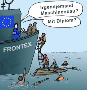 Frontex als Arbeitsvermittler